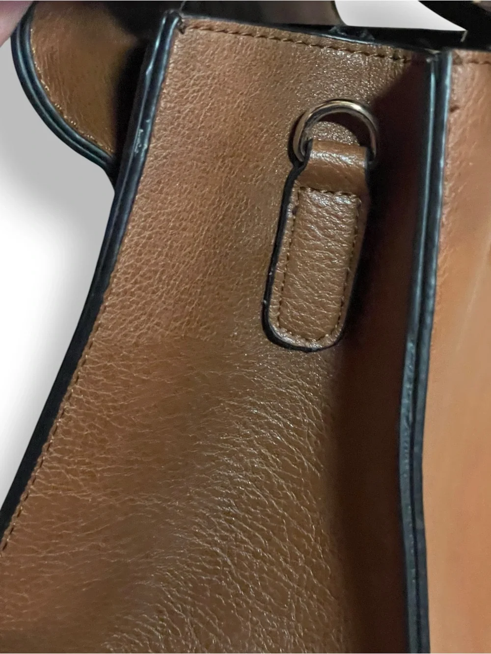 Dune London Zebra Calf Hair Brown Satchel Bag